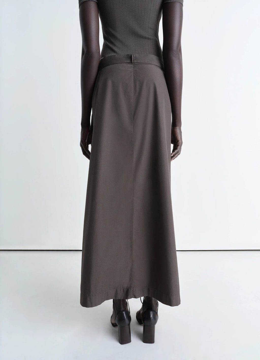 フルボタン ロング スカート