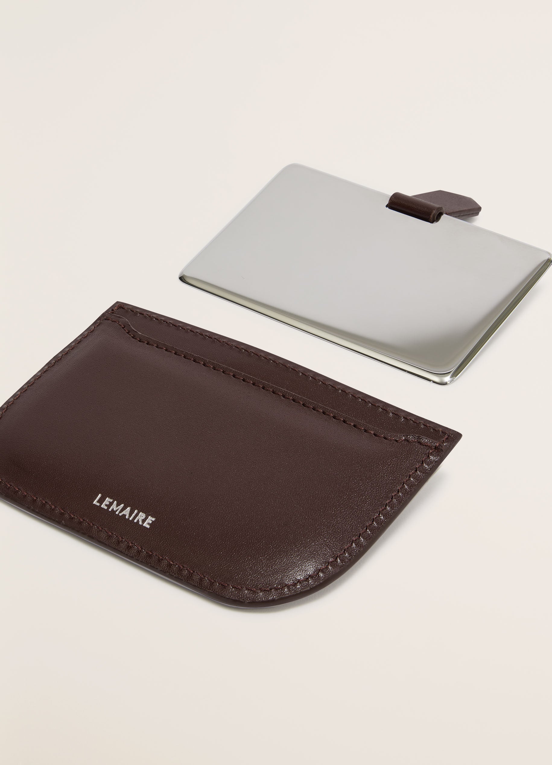 Chocolate Fondant Calepin Mirror & Card Holder | LEMAIRE