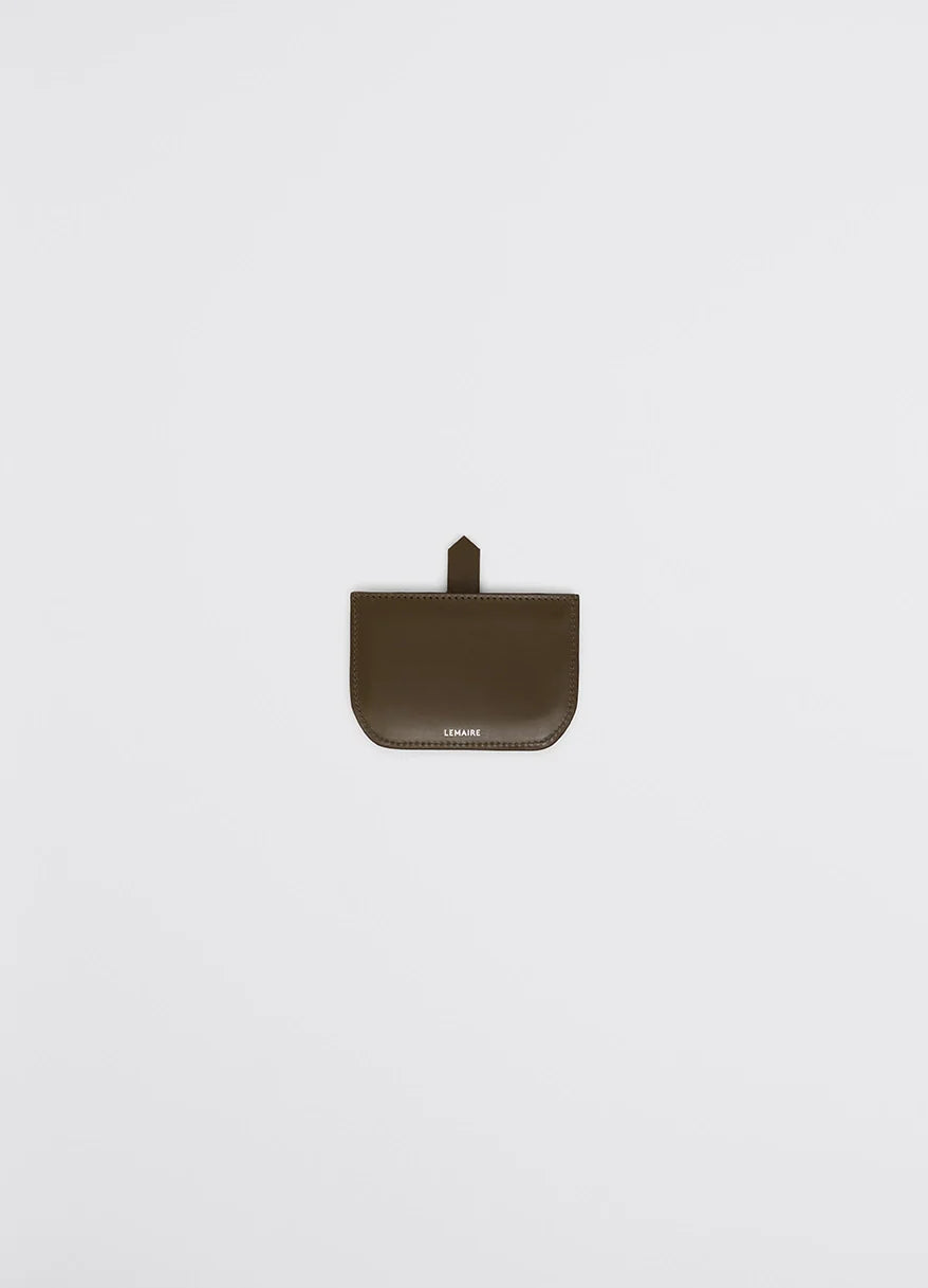 DUSTY KHAKI Enveloppe with strap | LEMAIRE