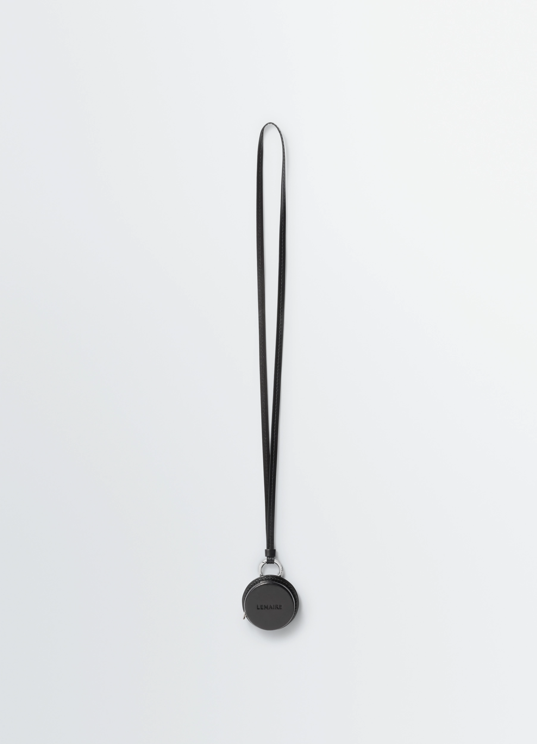 MOLDED テープネックレス - Black - パティーナ牛革 - ユニセックス