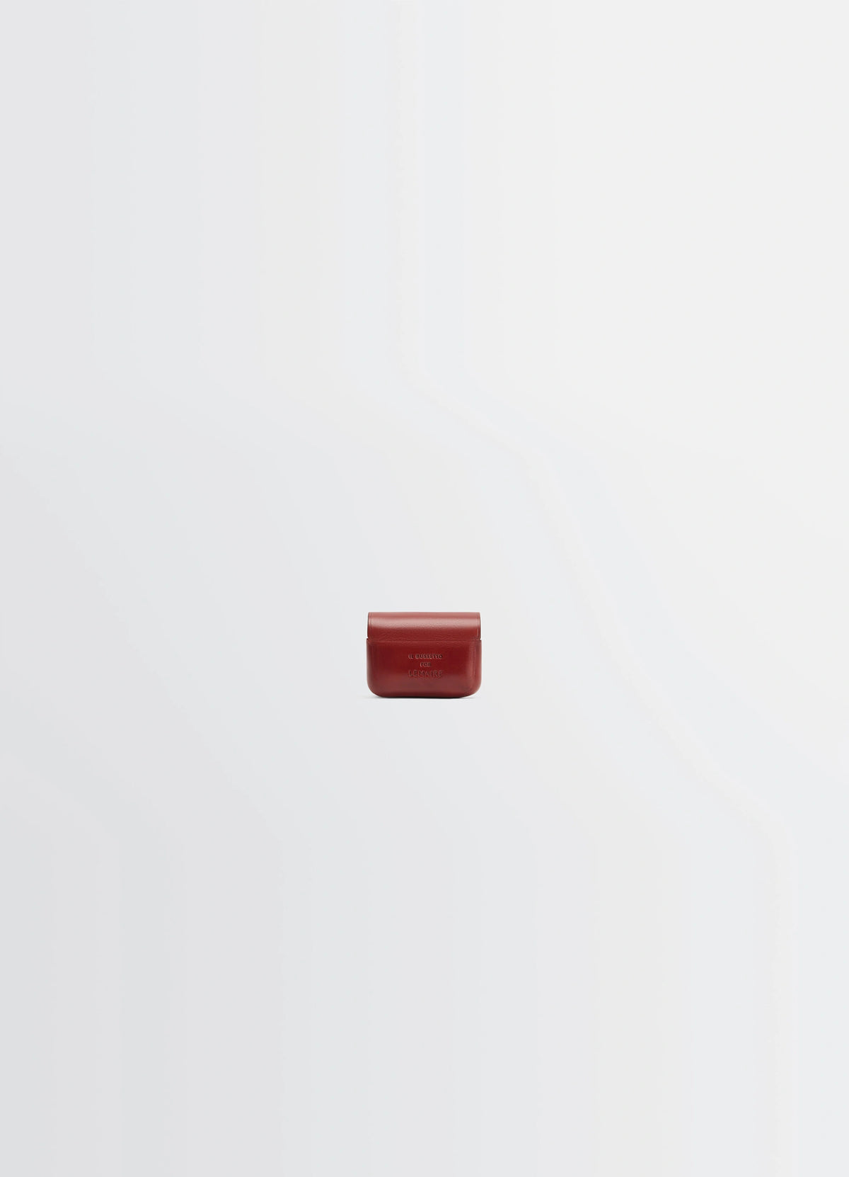 IL BUSSETTO POUR ÉTUI AIRPODS PRO 2 DE LEMAIRE - Fire Brick - Cuir