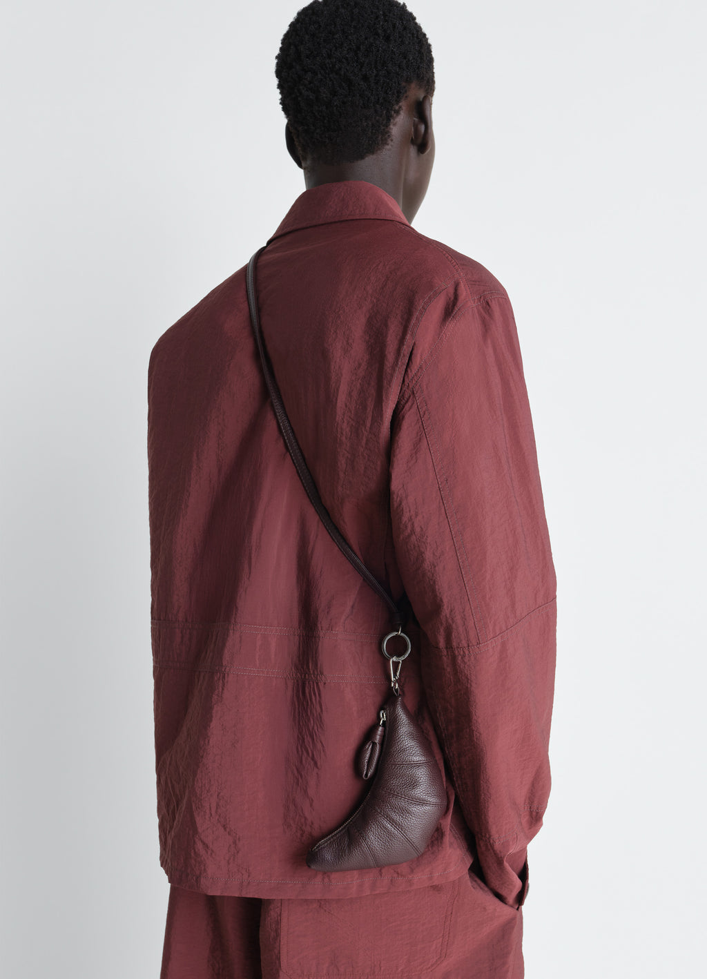 크로스바디 크루아상 코인 퍼스