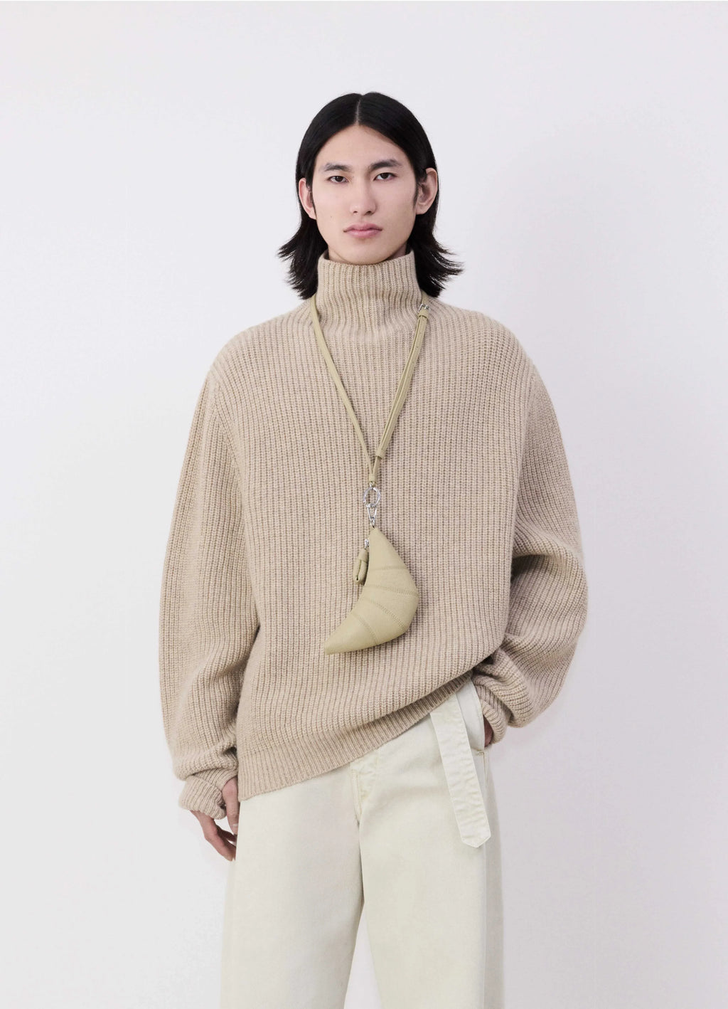 【未使用✨️】LEMAIRE CROISSANT COIN PURSE グリーン Hedge Green Croissant Coin Purse | LEMAIRE