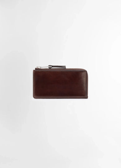 christophe lemaire PORTE-CARTES CONTINENTAL ZIP PATINA