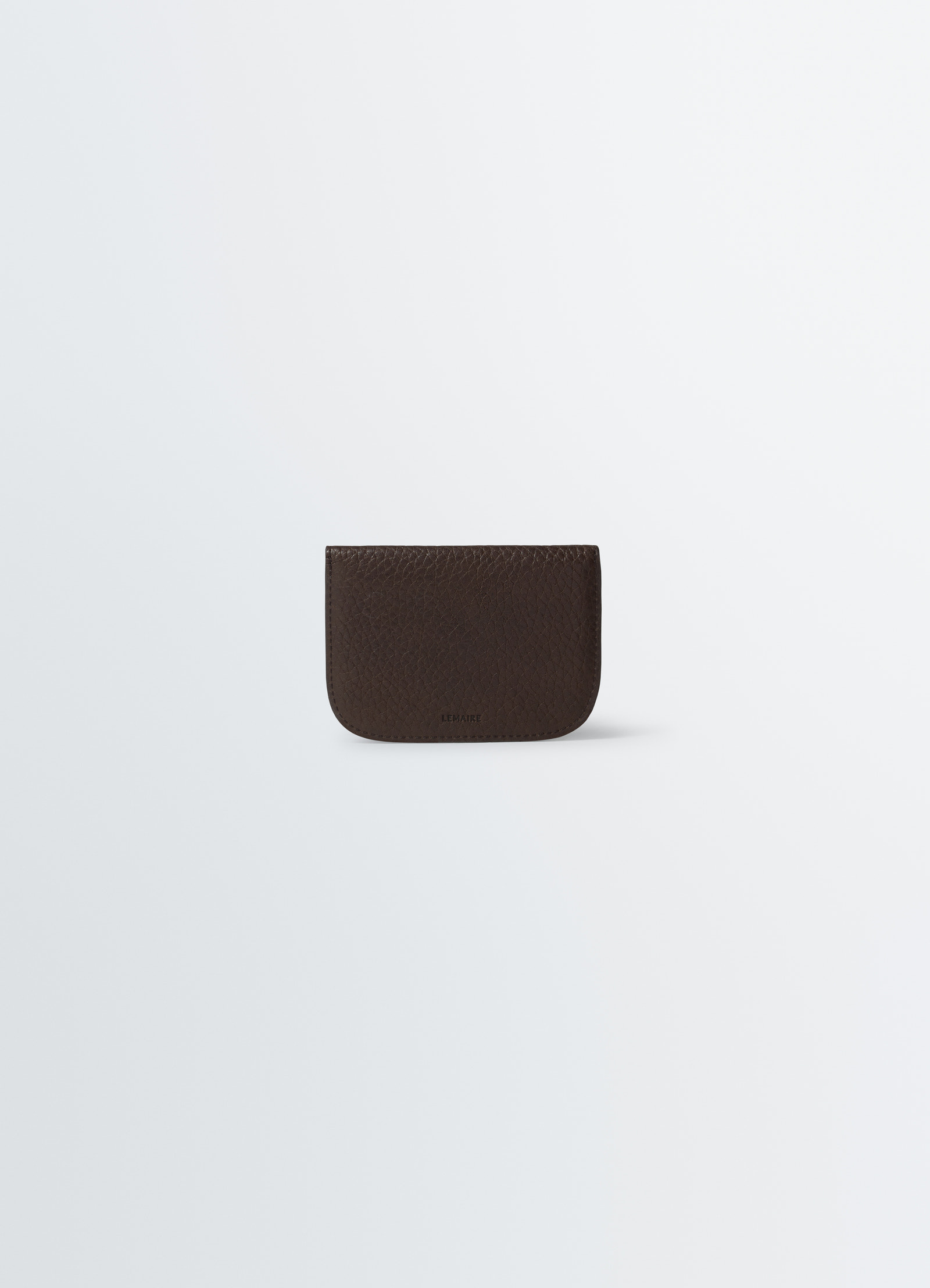 Soft tab card holder in leather