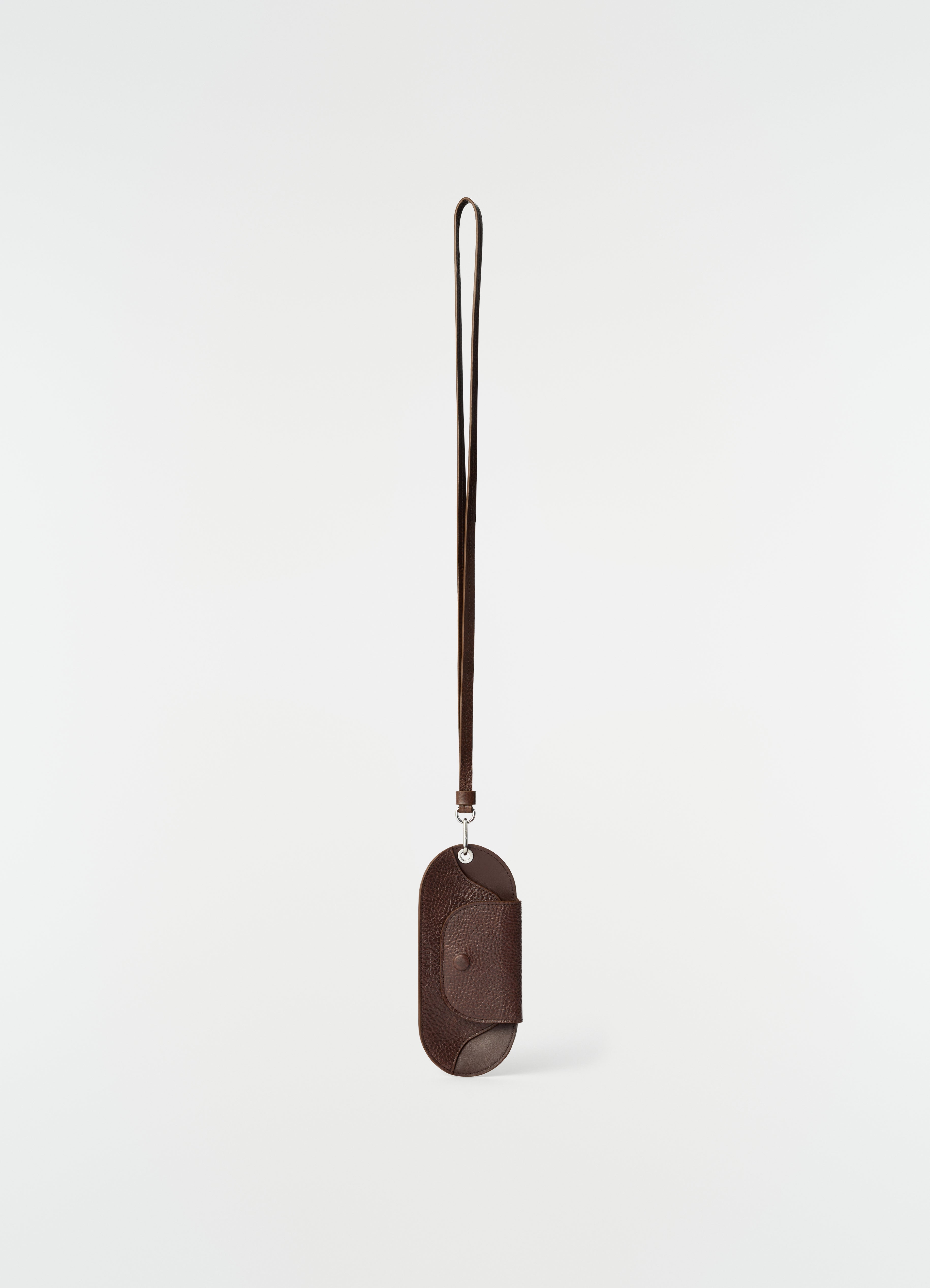 BOTTEGA VENETA メガネケース 濃茶　訳アリ新品 グロッシーベジタブルタンニンレザーのメガネケース - Cherrywood