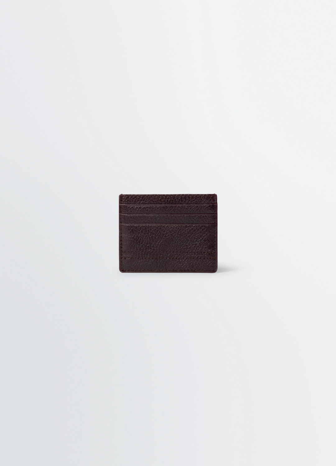 GEAR TRIFOLD WALLET IN LEATHER - Dark Eggplant - Glossy Vegetable GEAR TRIFOLD WALLET IN LEATHER - Dark Eggplant - Glossy Vegetable