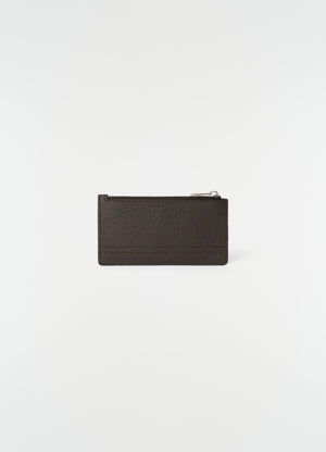 Gear card and coin holder in bubble lambskin