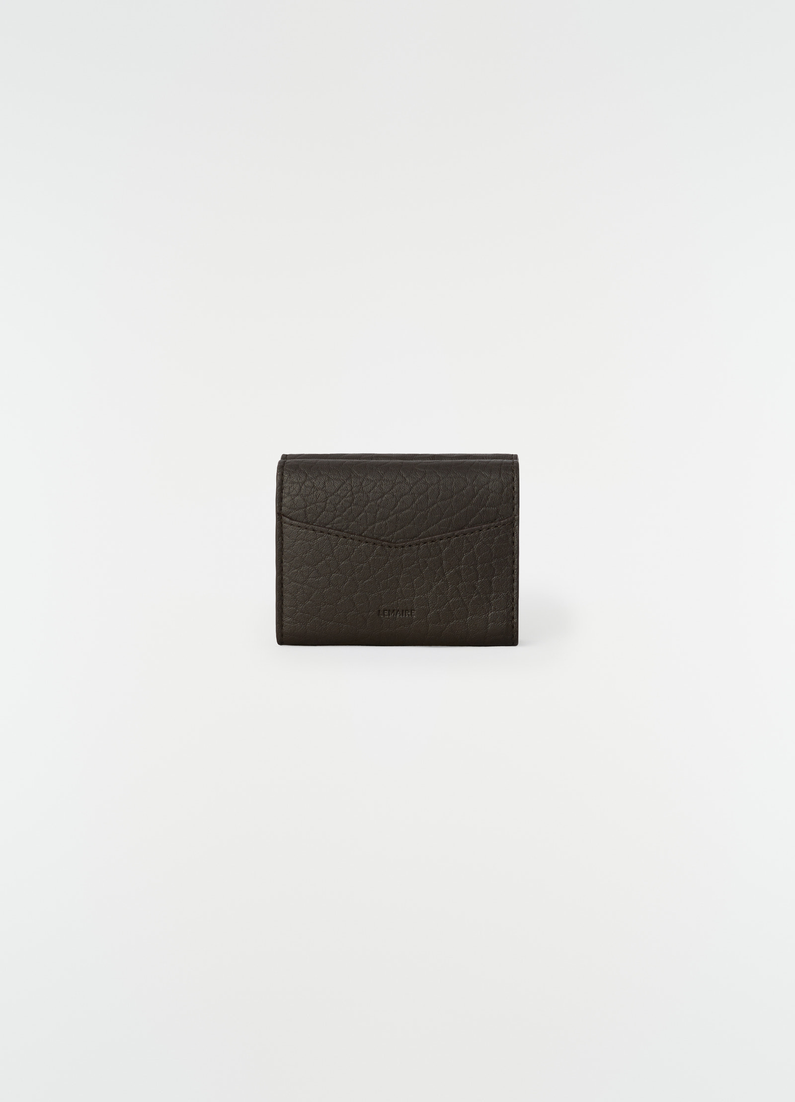 Gear tri-fold wallet in bubble lambskin