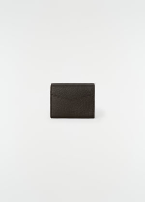 Gear tri-fold wallet in bubble lambskin