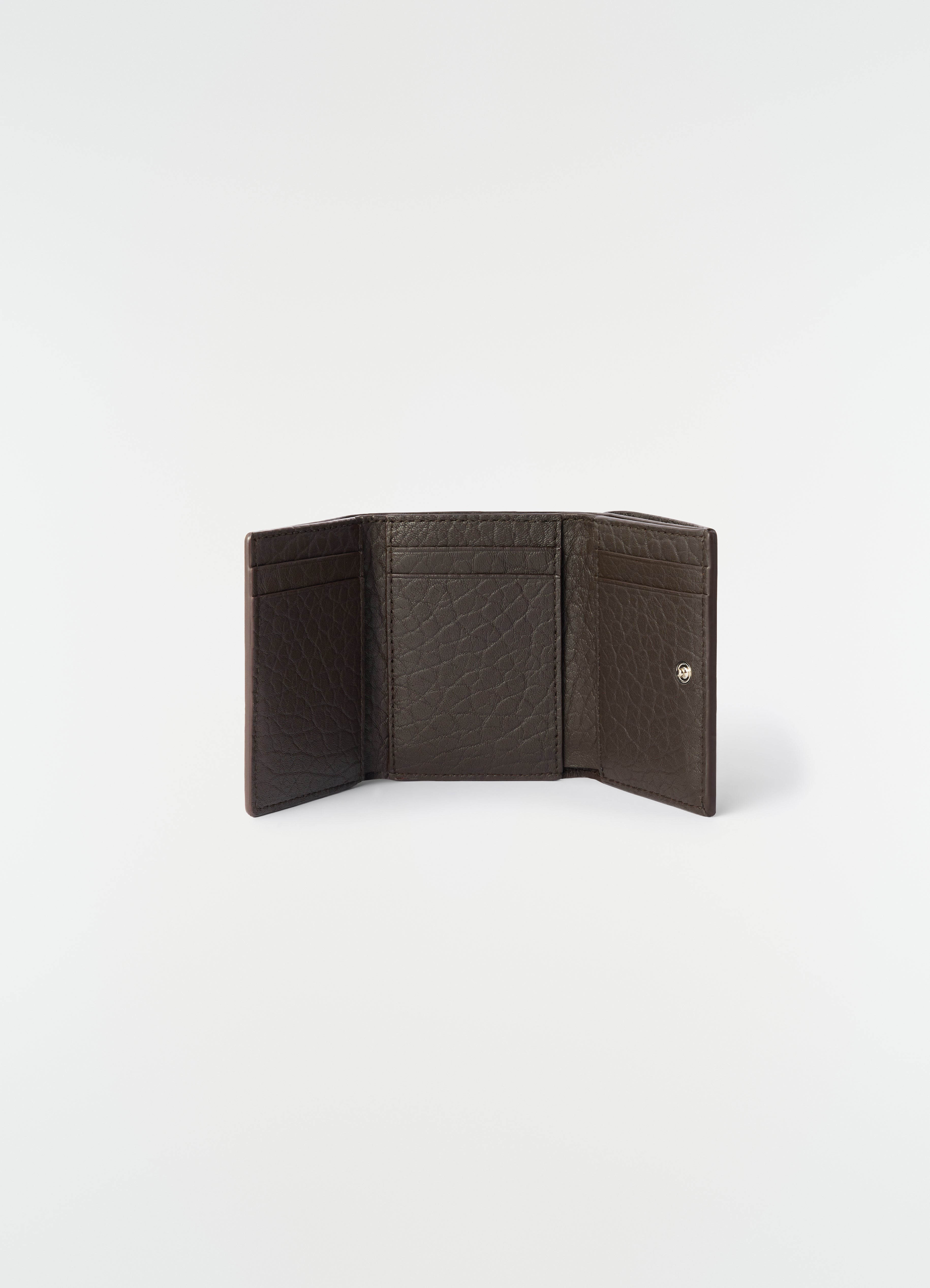 GEAR TRI-FOLD WALLET IN BUBBLE LAMBSKIN - Pepe - Bubble lambskin