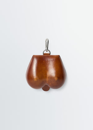 Carlos breast key ring in leather