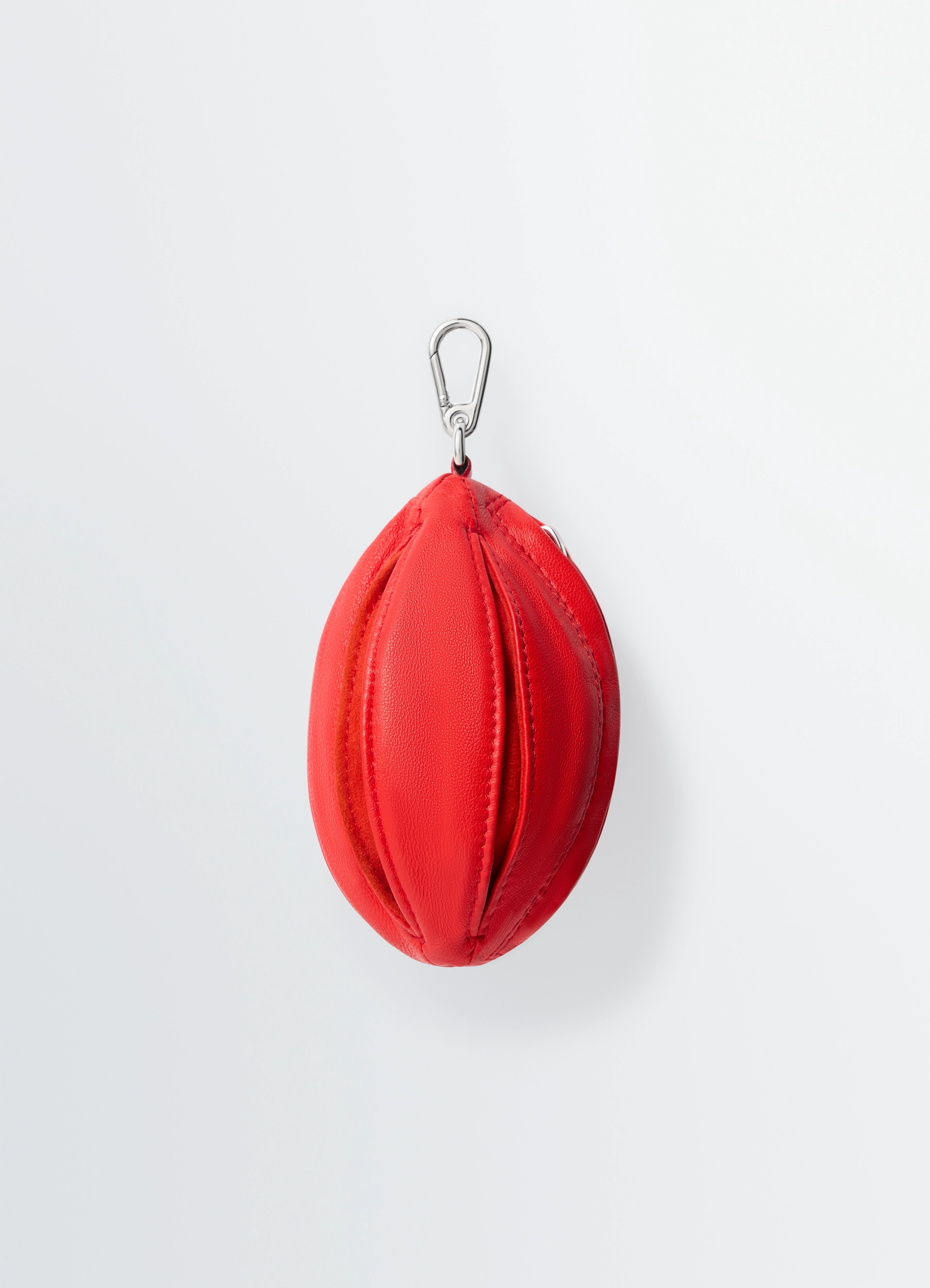 BALLOON BAG CHARM IN LEATHER