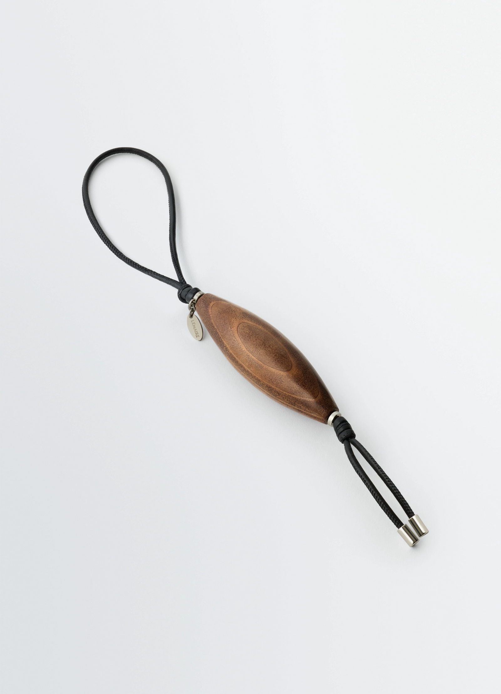 Olive heel charm in leather