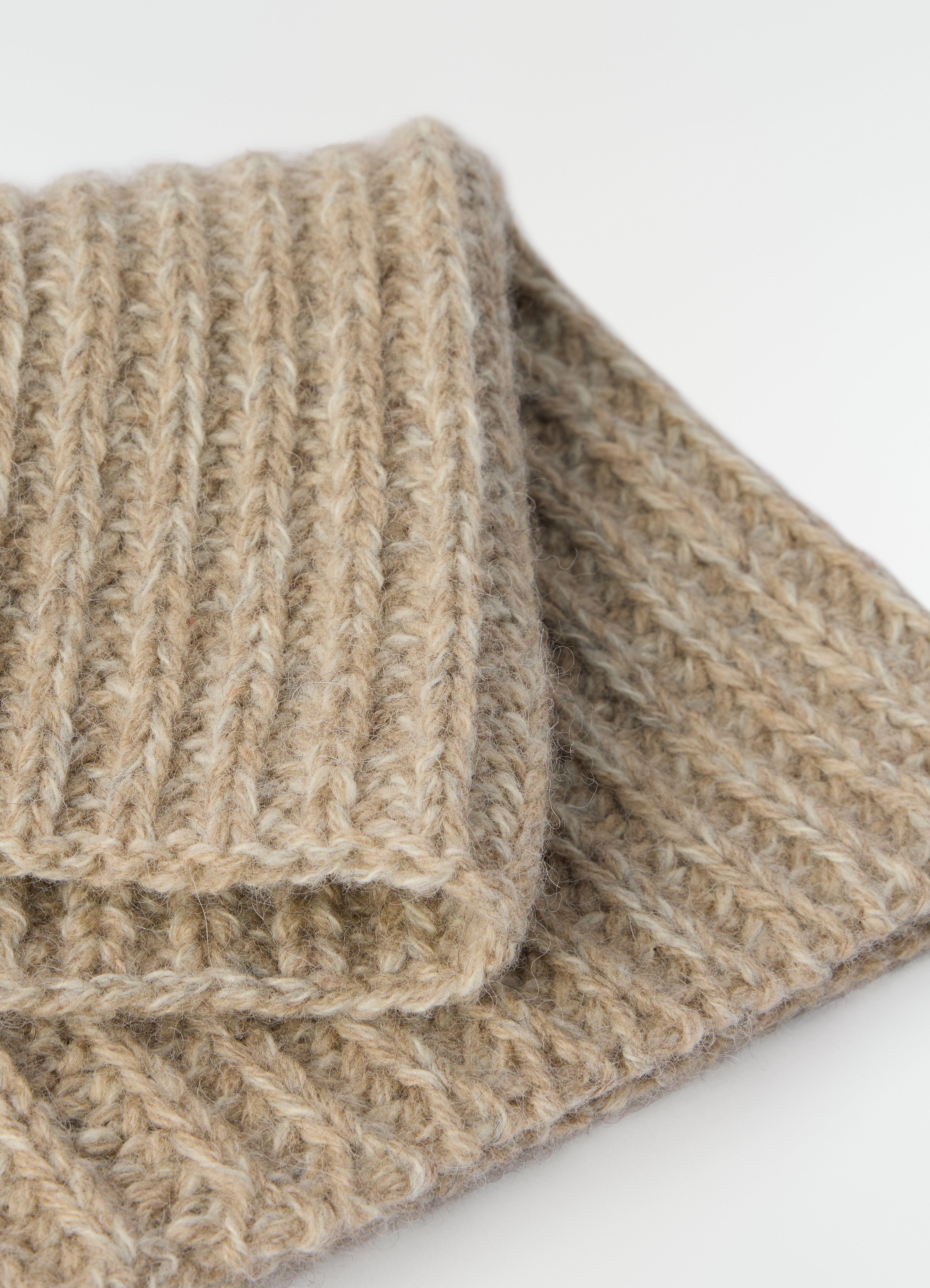 SNOOD IN YAK ALPACA - Beige / Oat - Yak Alpaca - Unisex | LEMAIRE