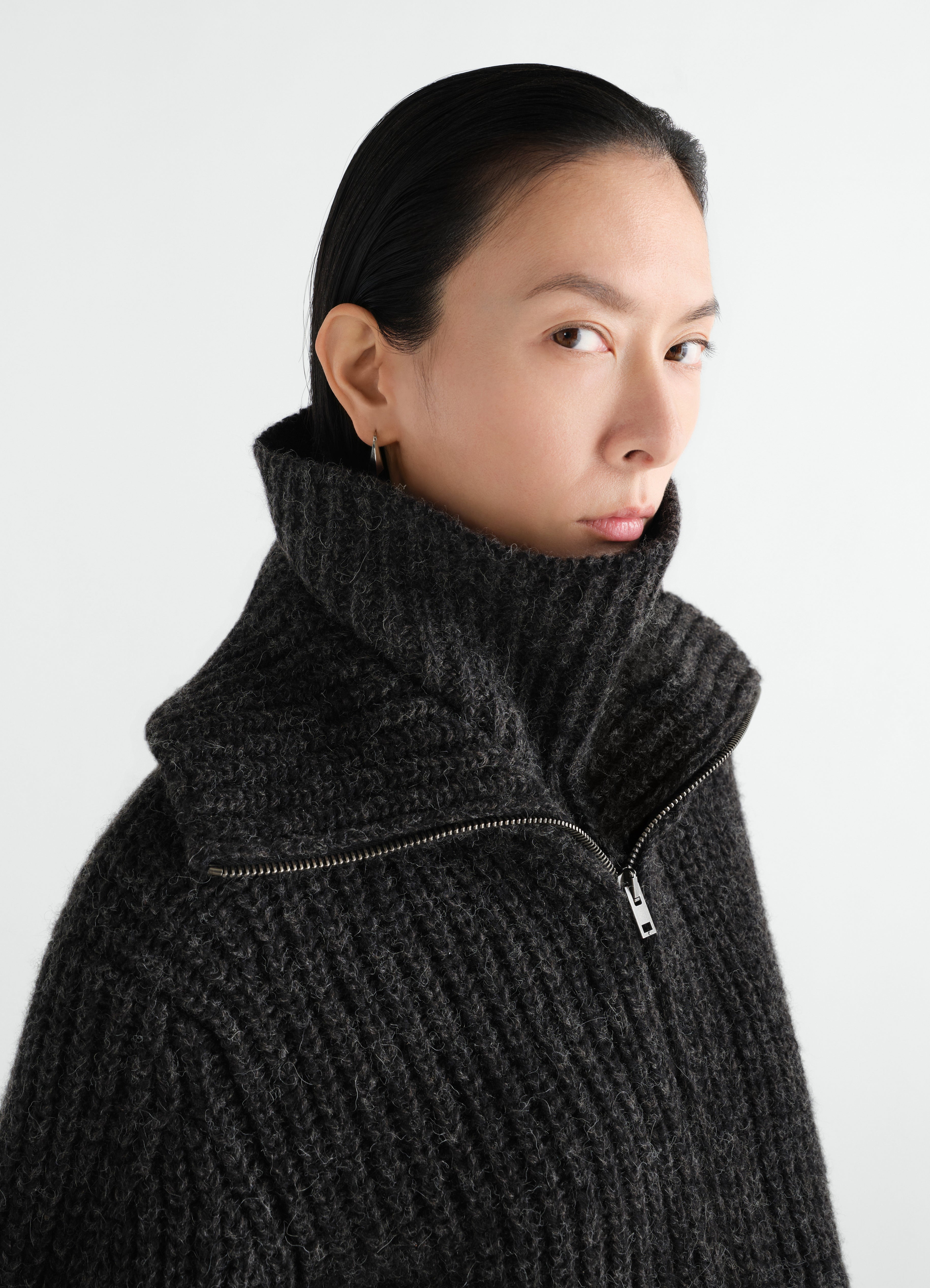 NECK WARMER IN ALPACA AND YAK WOOL BLEND