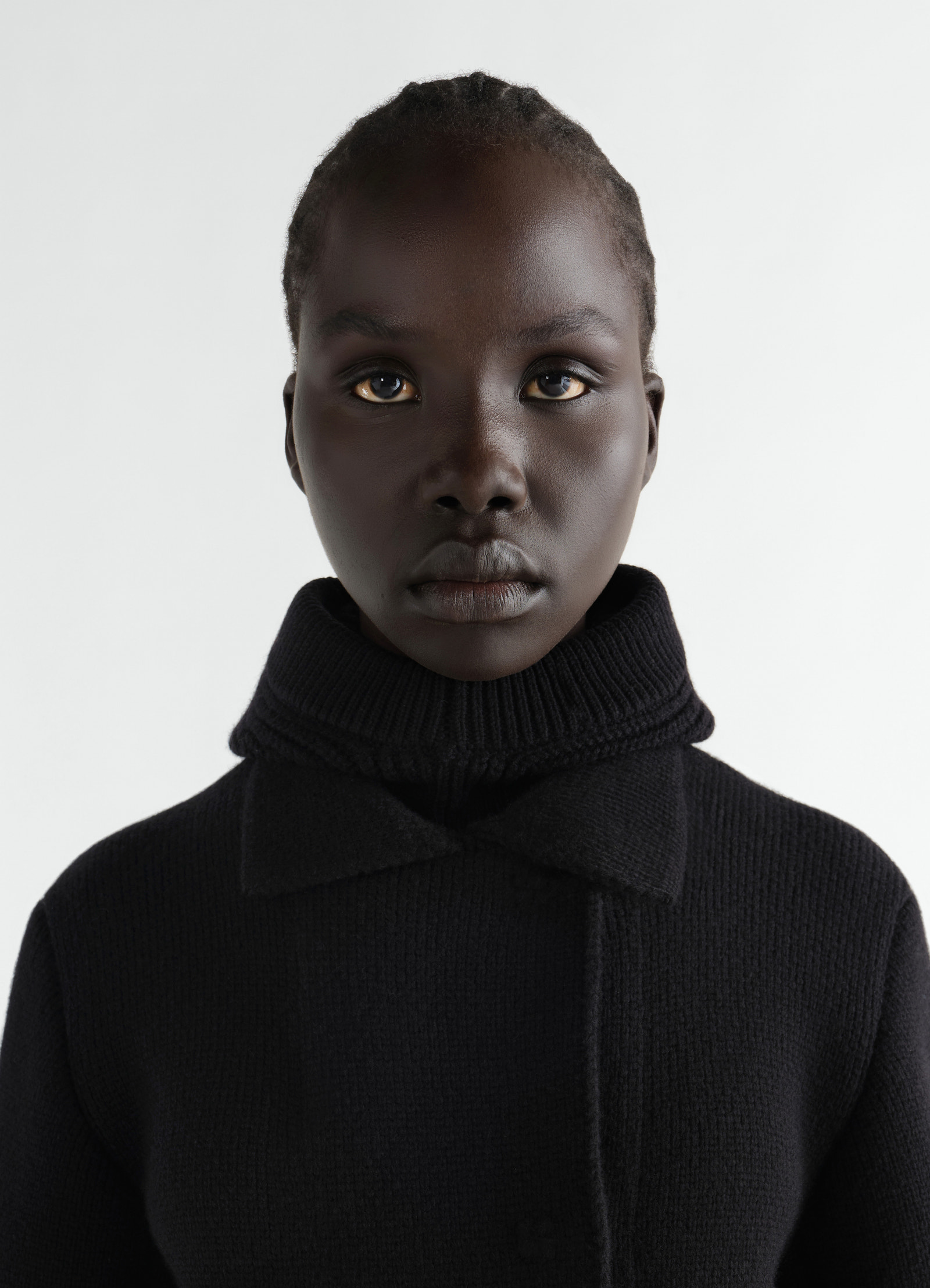 Balaclava in worsted wool