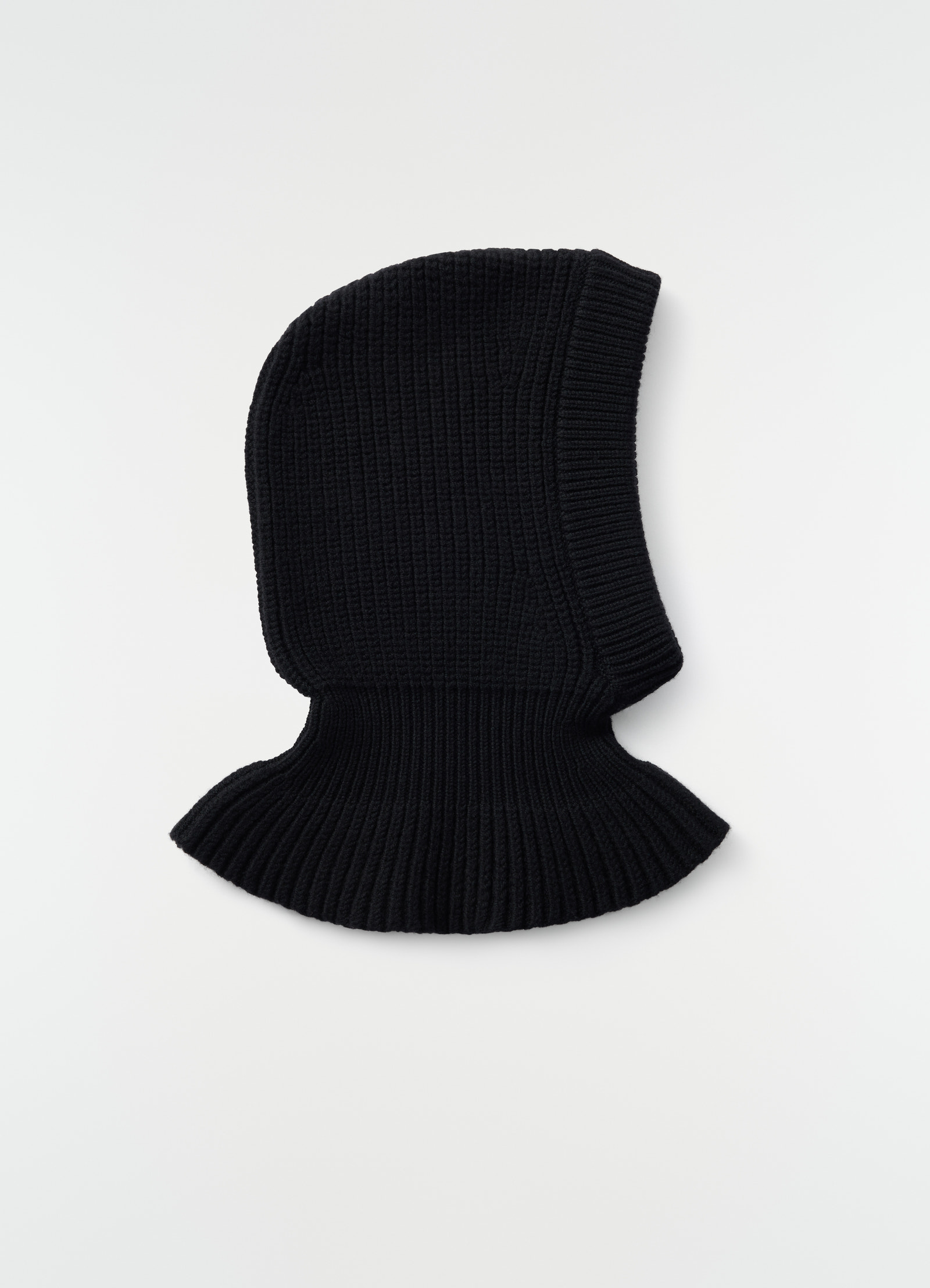 Balaclava in worsted wool