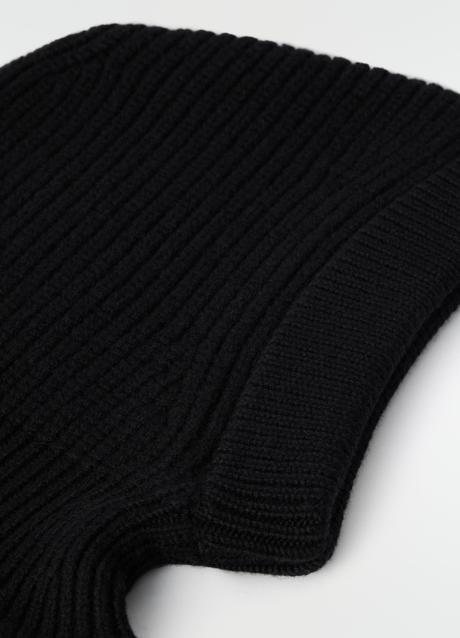 Balaclava in worsted wool