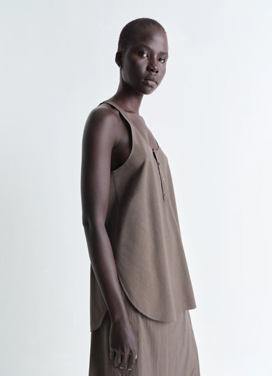 christophe lemaire DÉBARDEUR COUPÉ EN BIAIS