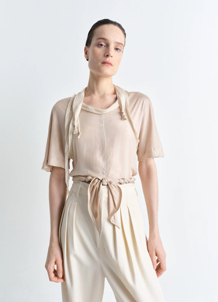 믹스 패브릭 노트 톱