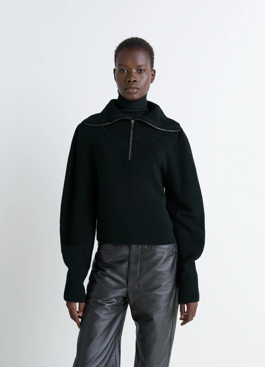 ショートダッフルコート - ブラック - Double Wool - ウィメンズ | LEMAIRE ショートダッフルコート - ブラック - Double Wool - ウィメンズ | LEMAIRE