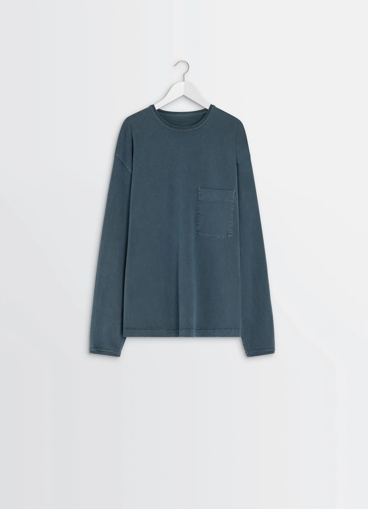 ロングスリーブ Tシャツ - Stone Blue - Garment Dyed Heavy Cotton