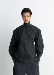 ASCOT BLOUSE WASHED COTTON SILK