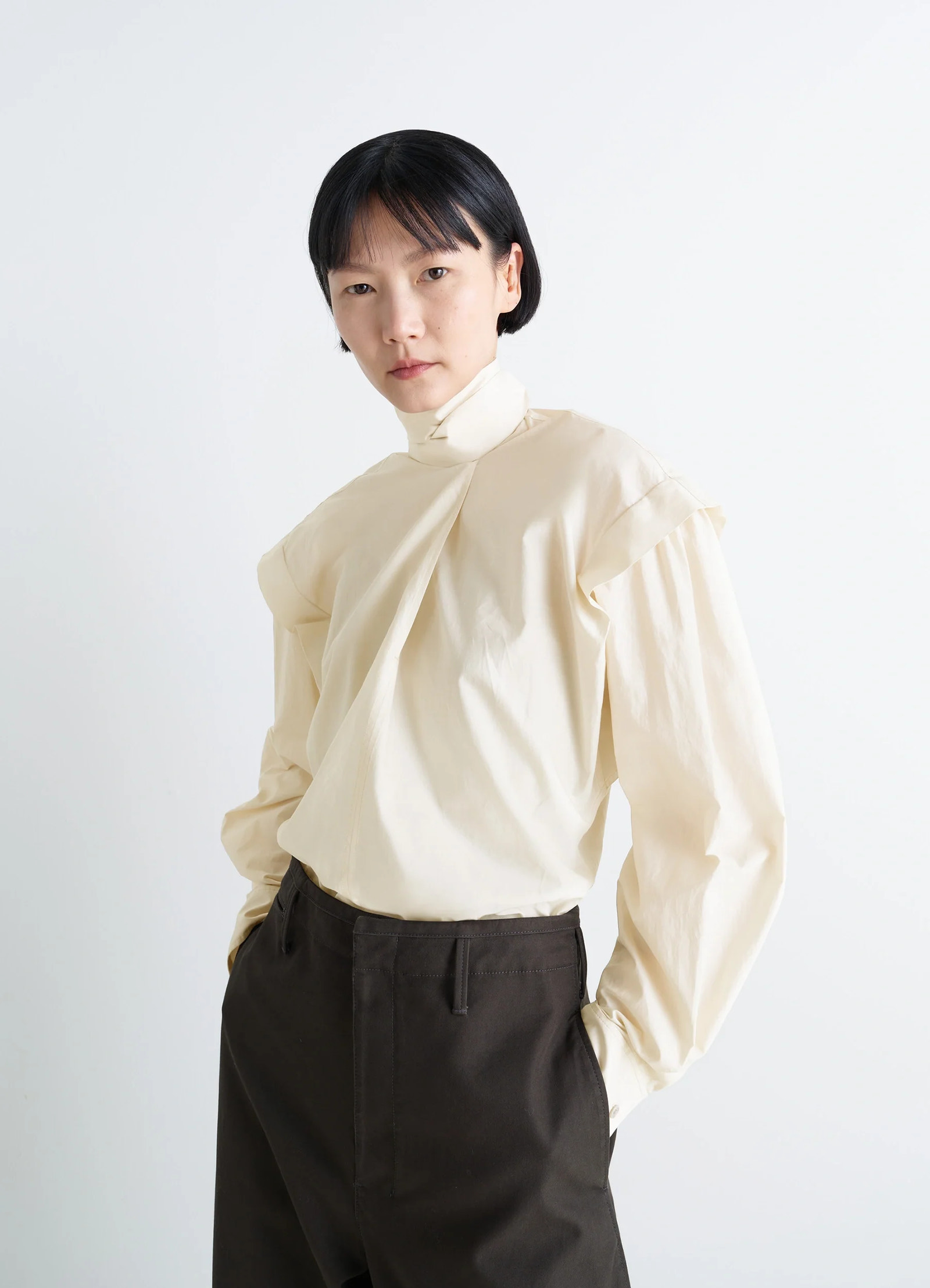 LEMAIRE SHIRT BLOUSE 46 【公式通販】 LEMAIRE SHIRT BLOUSE 46 【公式通販】