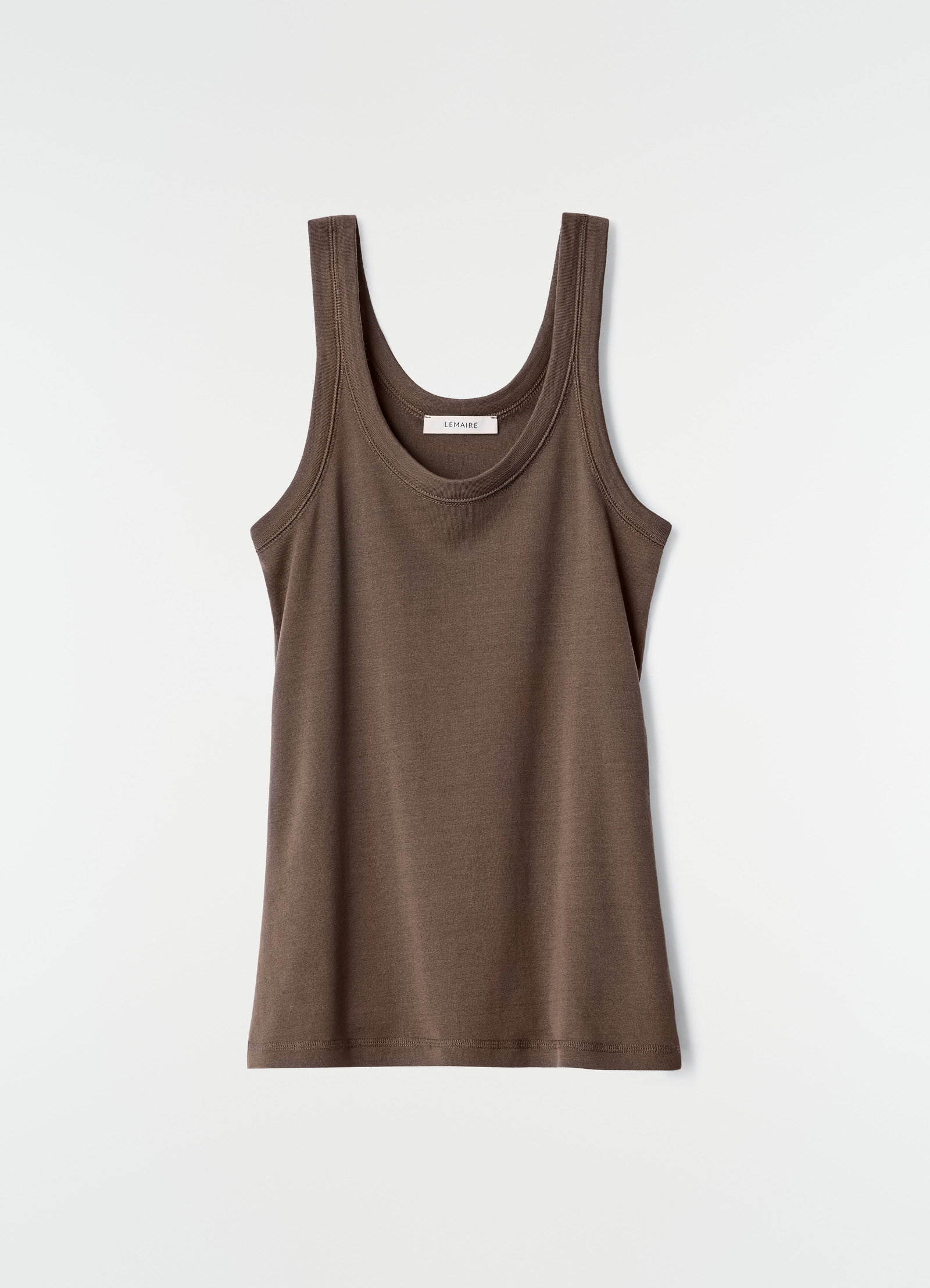 Rib tank top in jersey