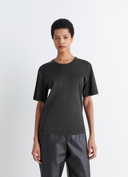 RIB T-SHIRT IN JERSEY