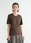 RIB T-SHIRT IN JERSEY
