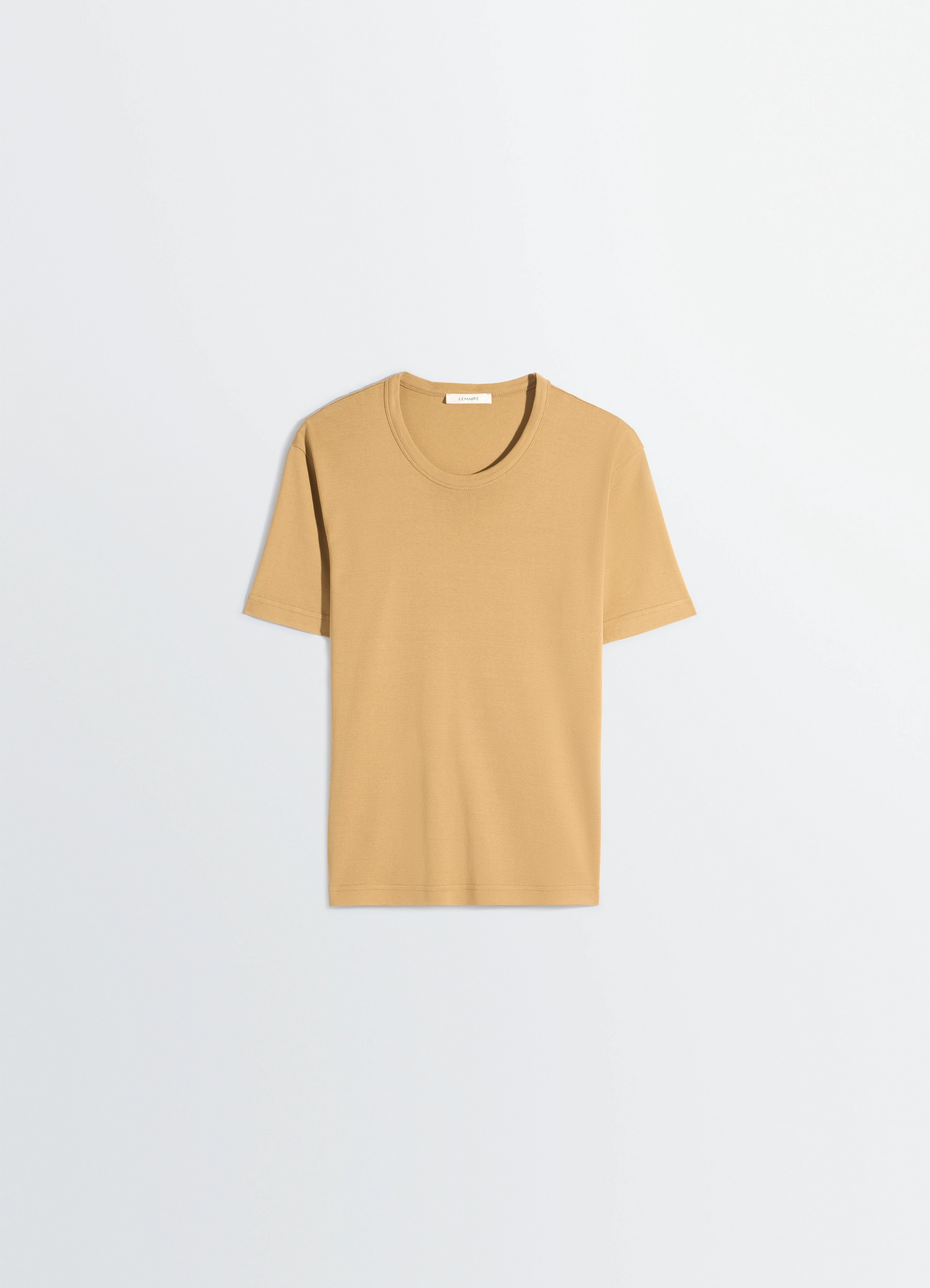 RIB T-SHIRT IN JERSEY - Ochre - Rib Jersey - Women | LEMAIRE