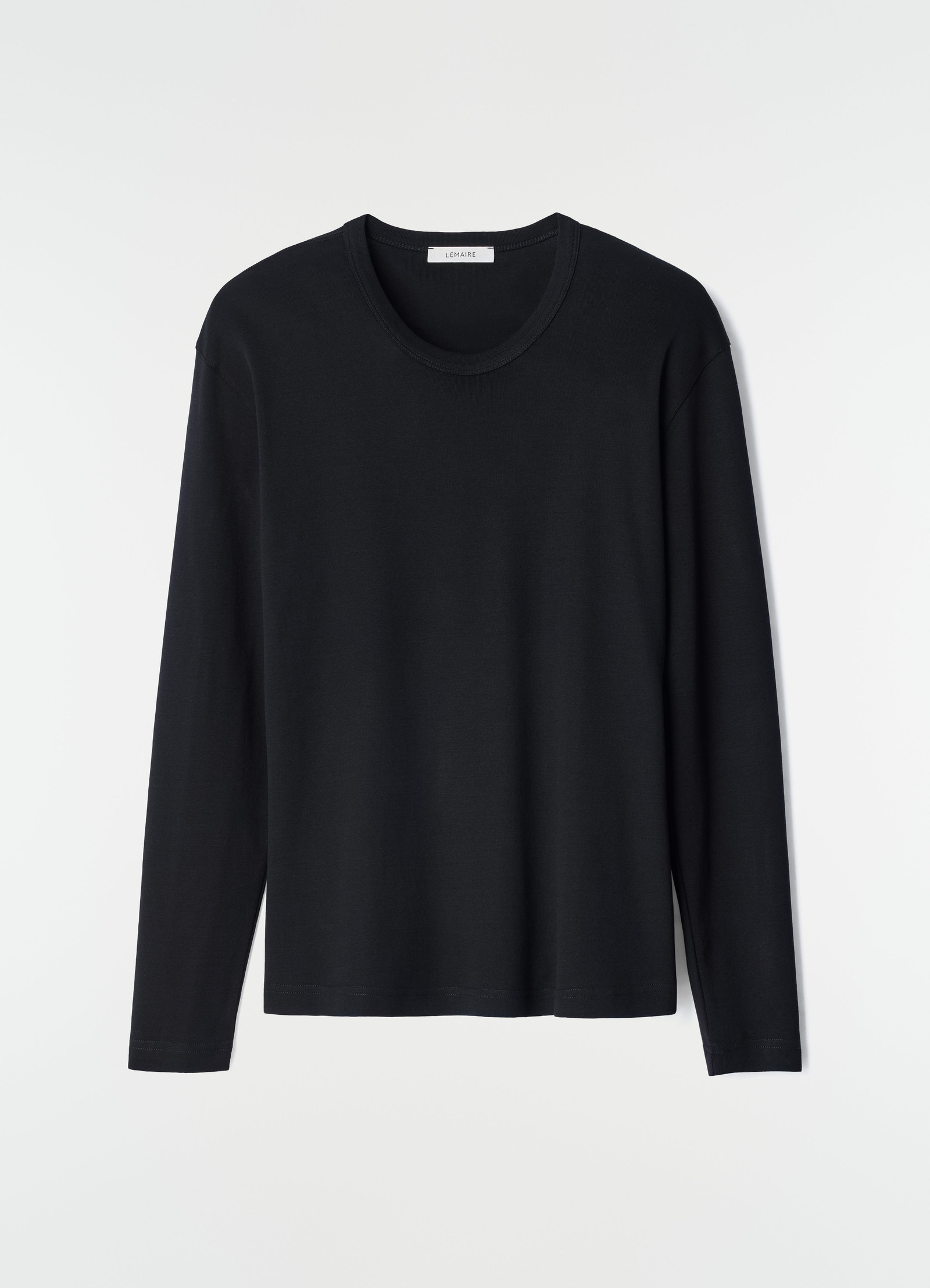 Rib long sleeve top in jersey