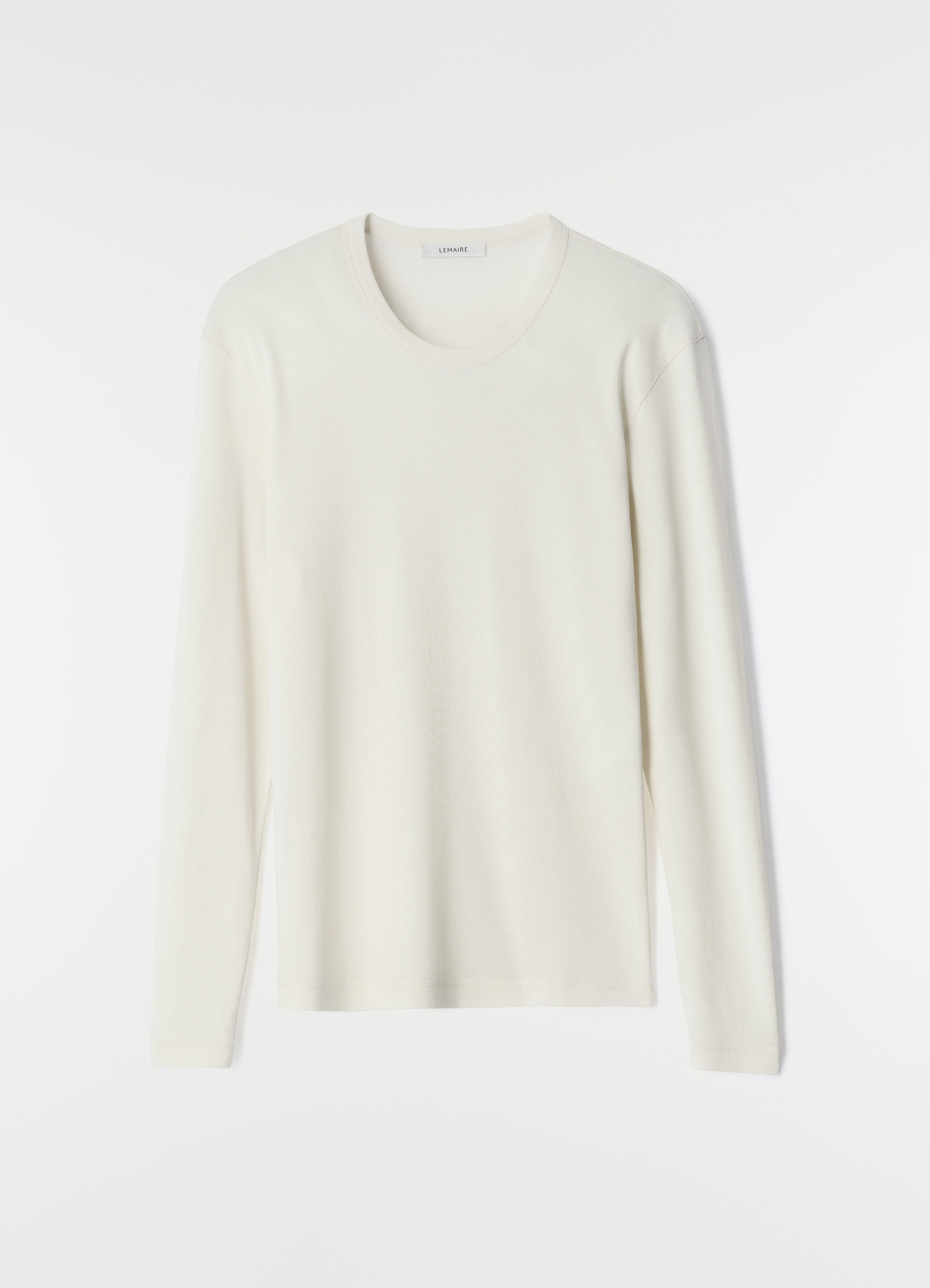 Rib long sleeve top in jersey
