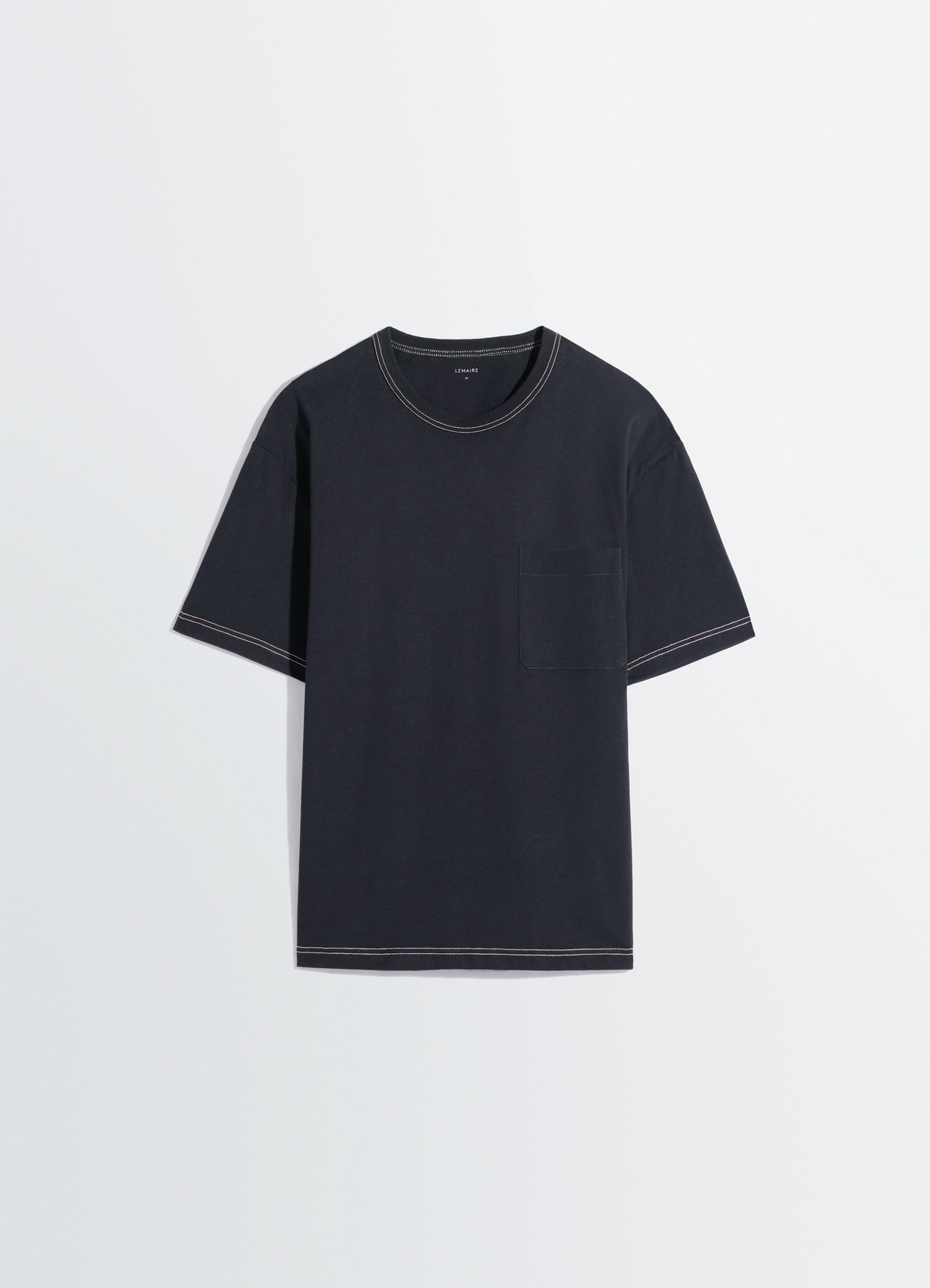 BOXY SHORT SLEEVE T-SHIRT IN JERSEY - Urchin - Heavy Cotton Linen