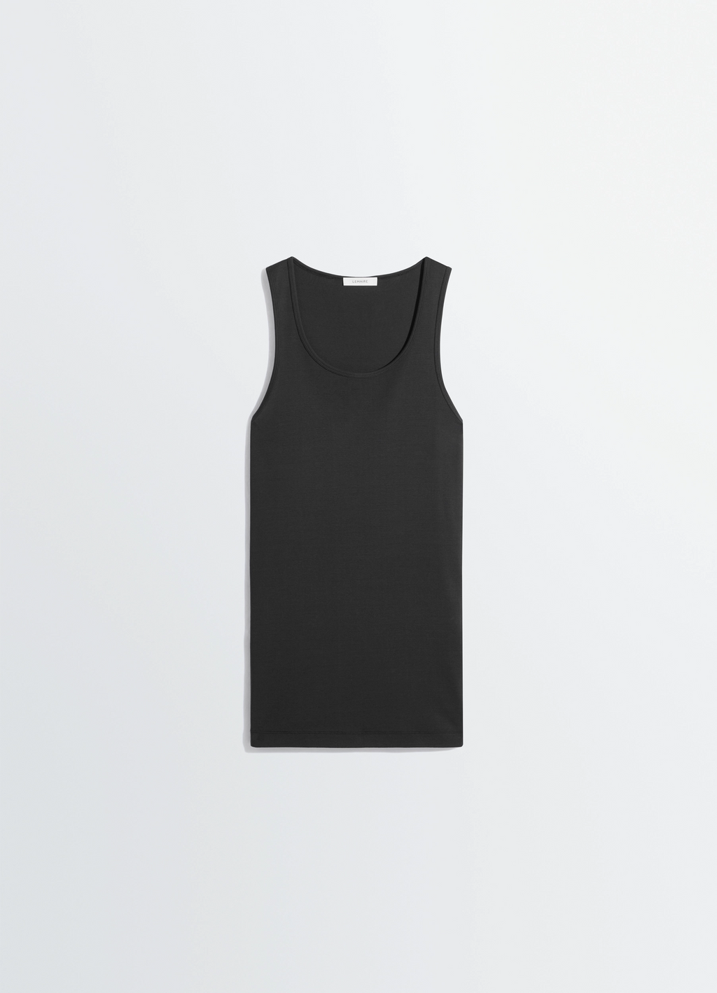 TANK TOP IN JERSEY - Squid Ink - Rib Jersey - Men | LEMAIRE
