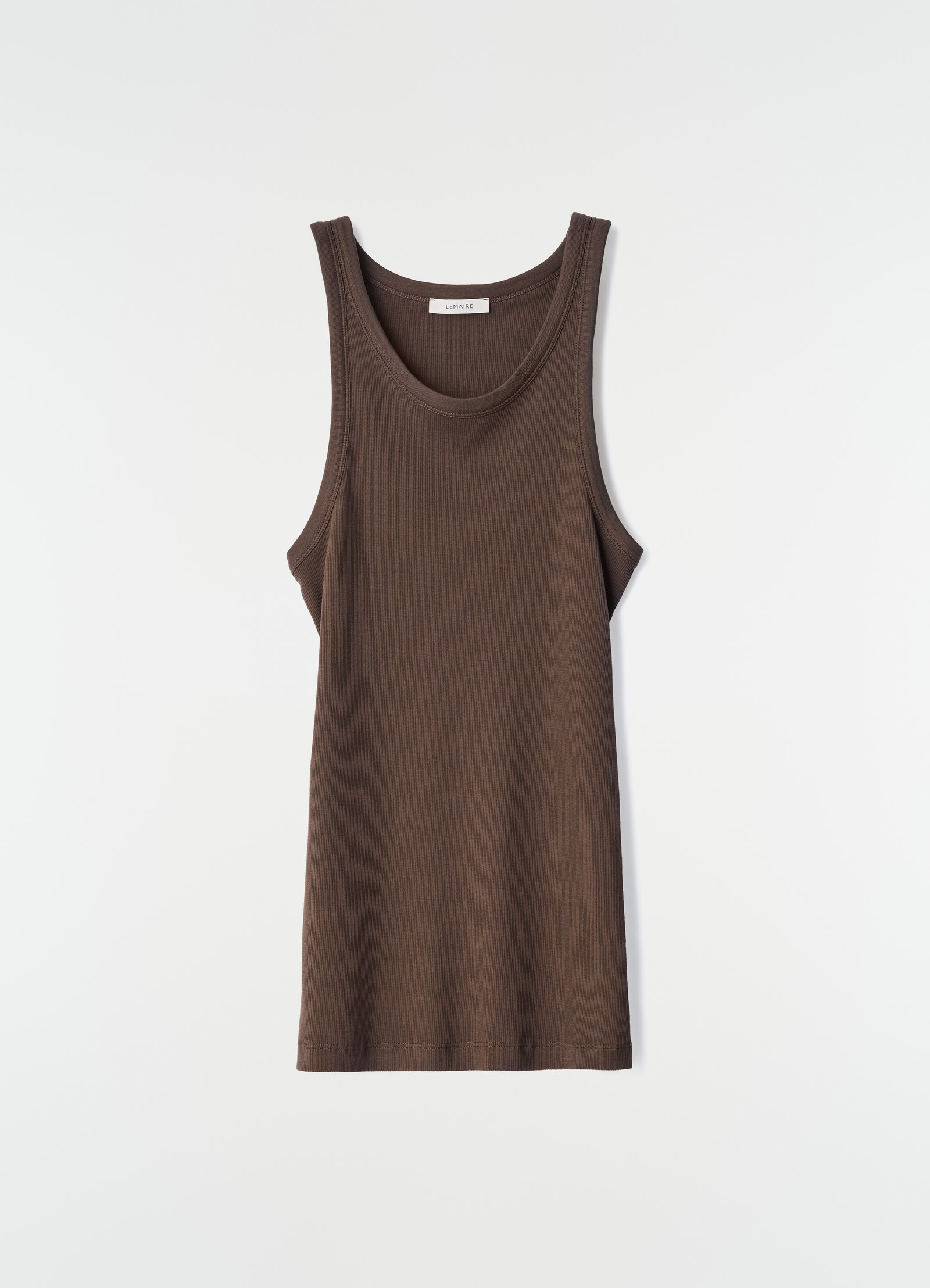 Tank top in ribbed jersey