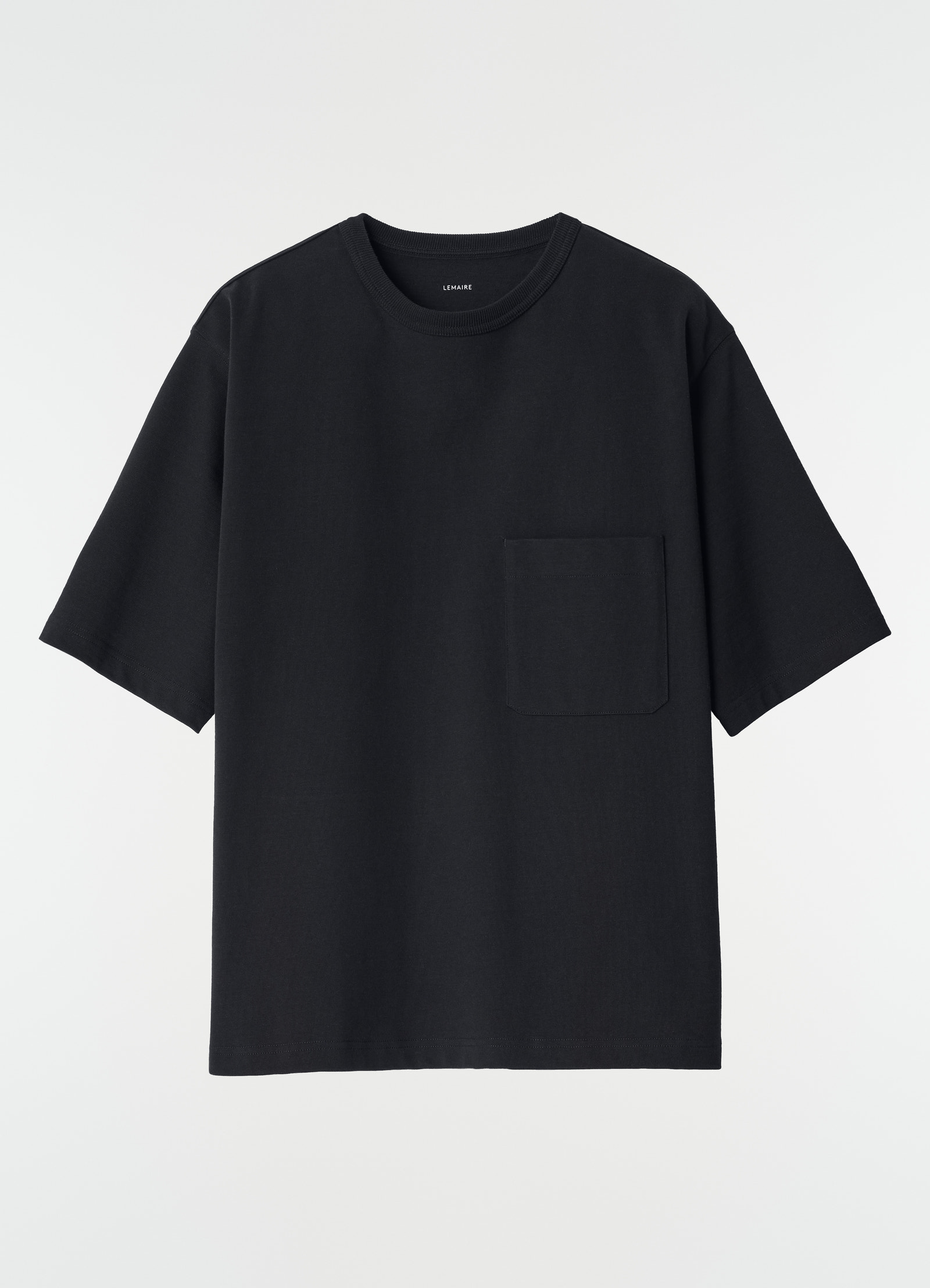 Boxy t-shirt in compact cotton jersey