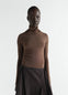 BALLERINA SCARF TOP IN MESH JERSEY