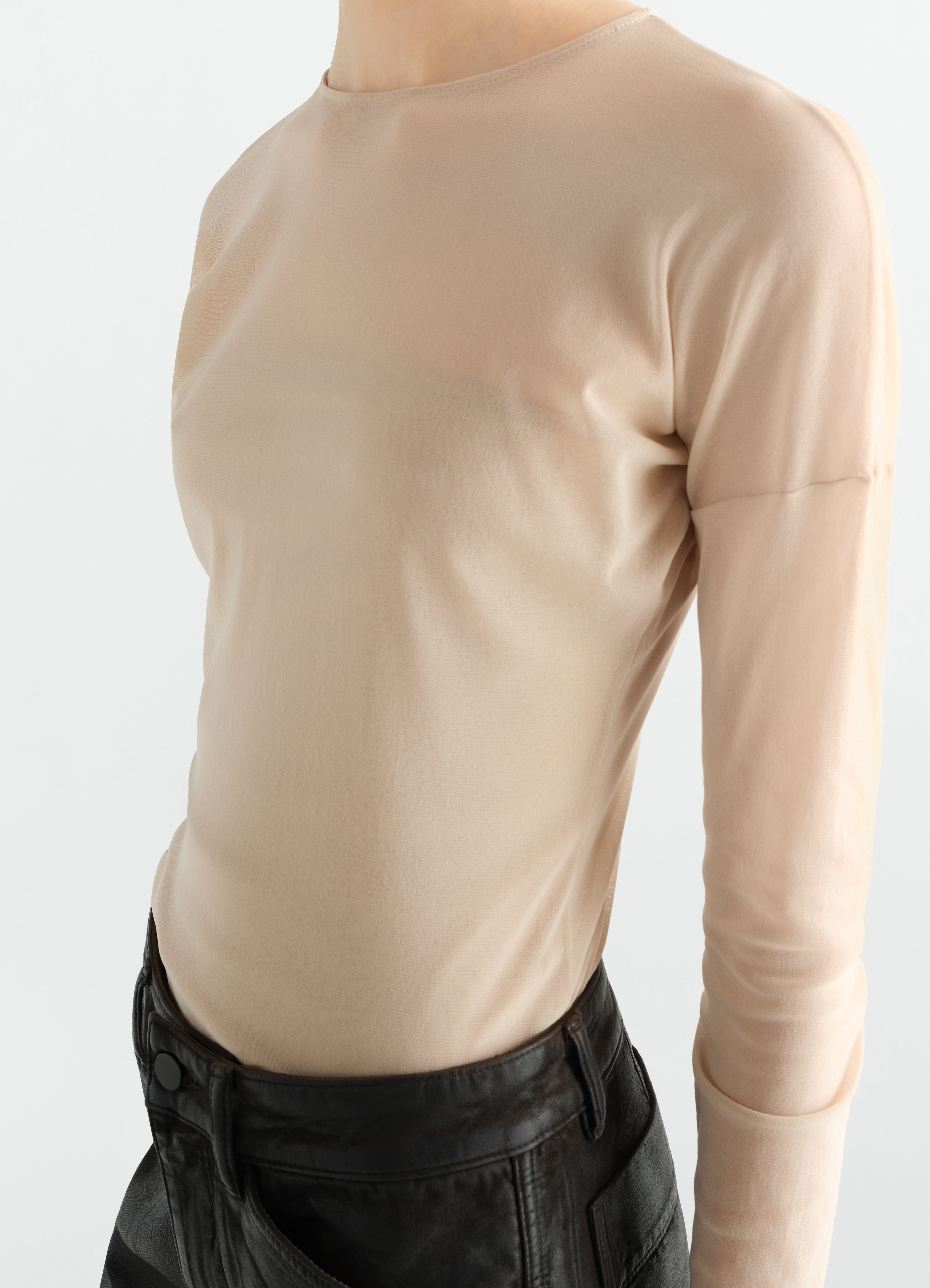 トップス LEMAIRE LONG SLEEVE SECOND SKIN TOP ウィメンズ＆ユニセックス トップス | LEMAIRE