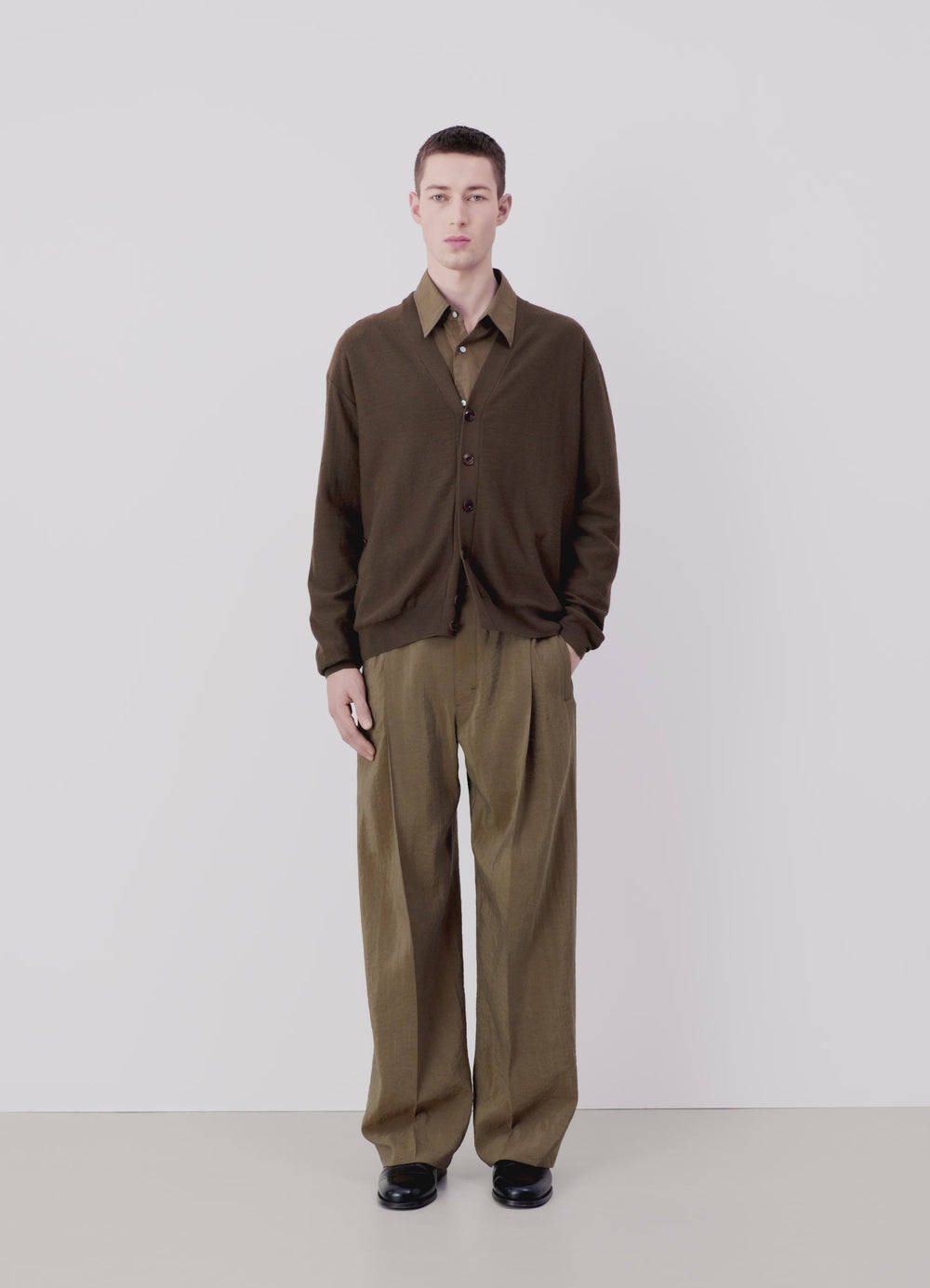 RELAXED TWISTED CARDIGAN