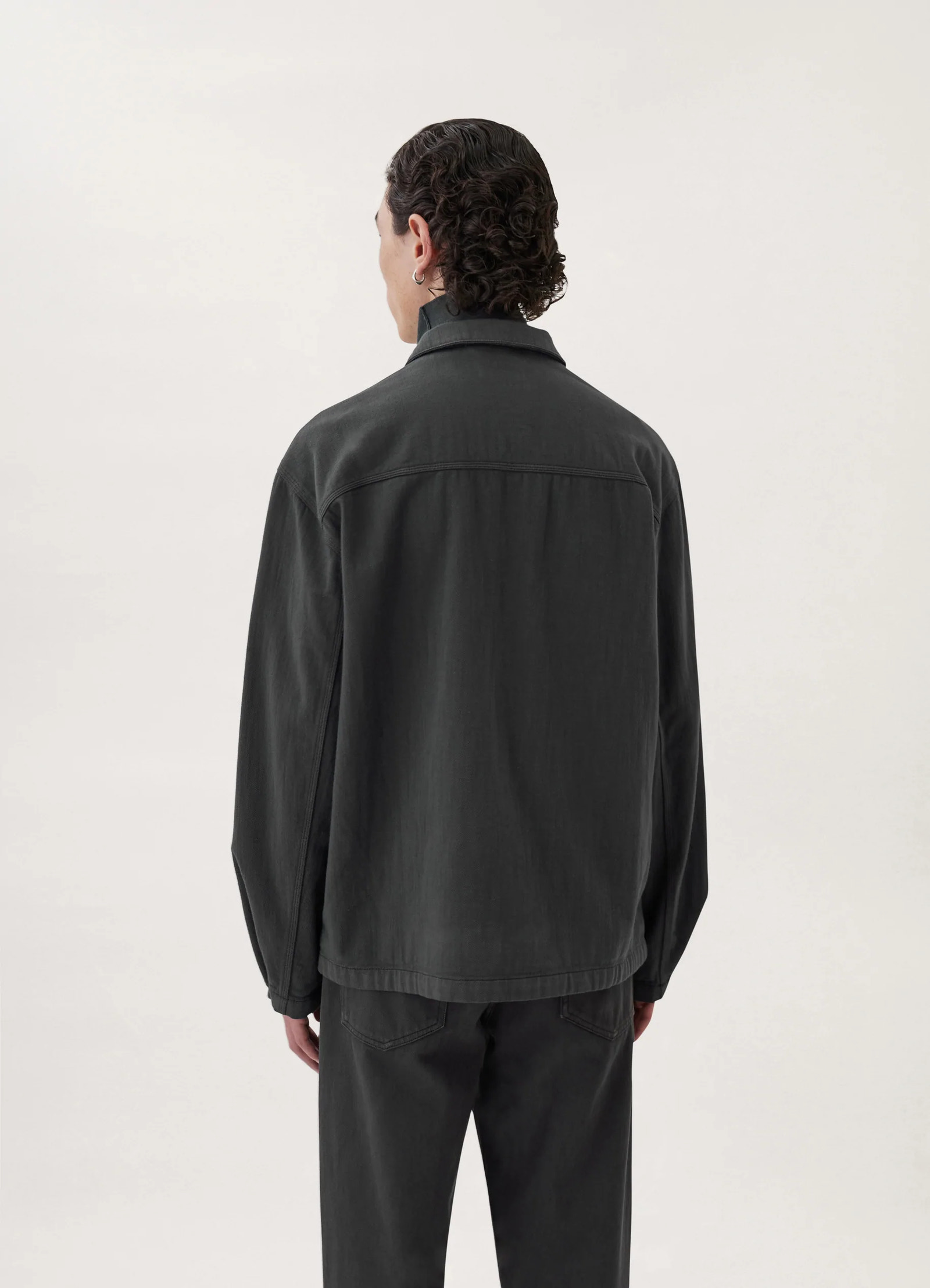 ジャケット・アウター LEMAIRE STAND COLLAR OVERSHIRT ZINC LEMAIRE(ルメール) STAND COLLAR OVERSHIRT OW326 LD087 ブラウン ジャケット・アウター