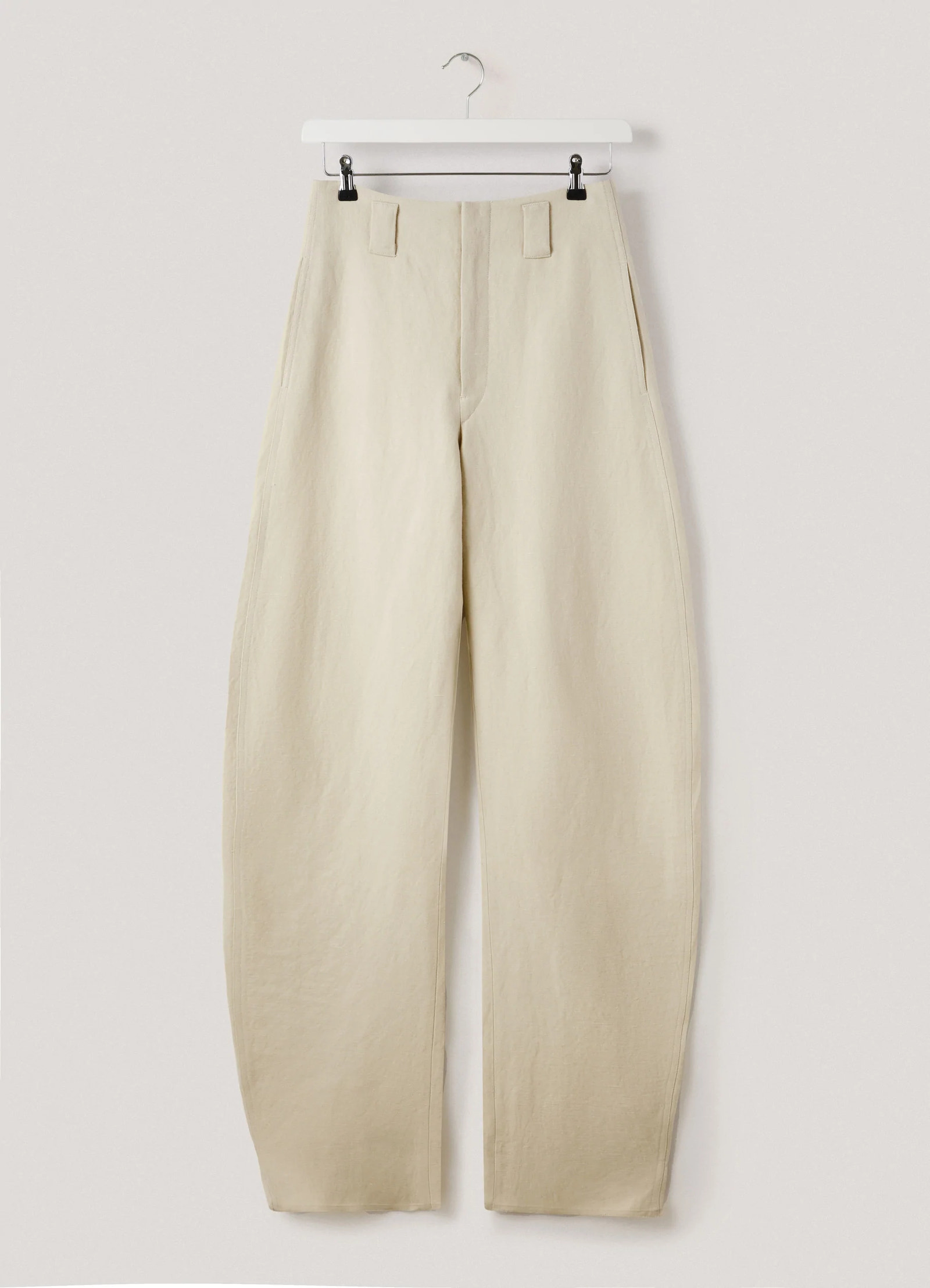 カーブパンツ - Overcast Grey - リネンウール - ウィメンズ | LEMAIRE